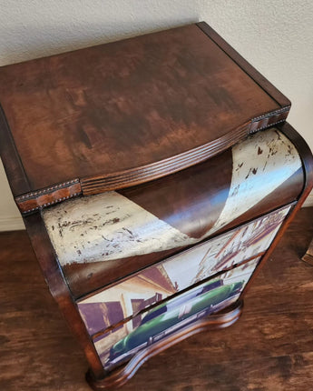 Art Deco End Table : Shipping Included